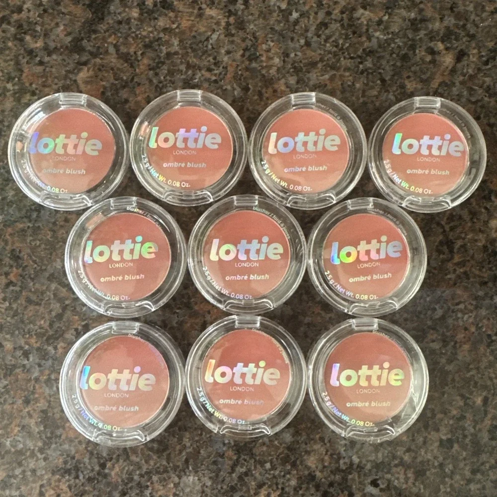 10x Lottie London Powder Blusher, Shade: Ombré Blush Exposed - 2.5g